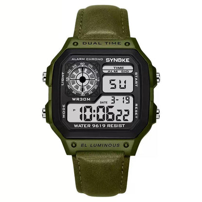 SYNOKE Tactical Digital Watch – Dual Time Series