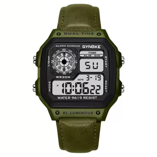 SYNOKE Tactical Digital Watch – Dual Time Series